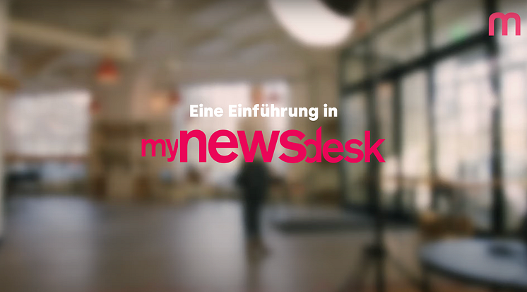 Unser CEO Louise stellt Mynewsdesk vor