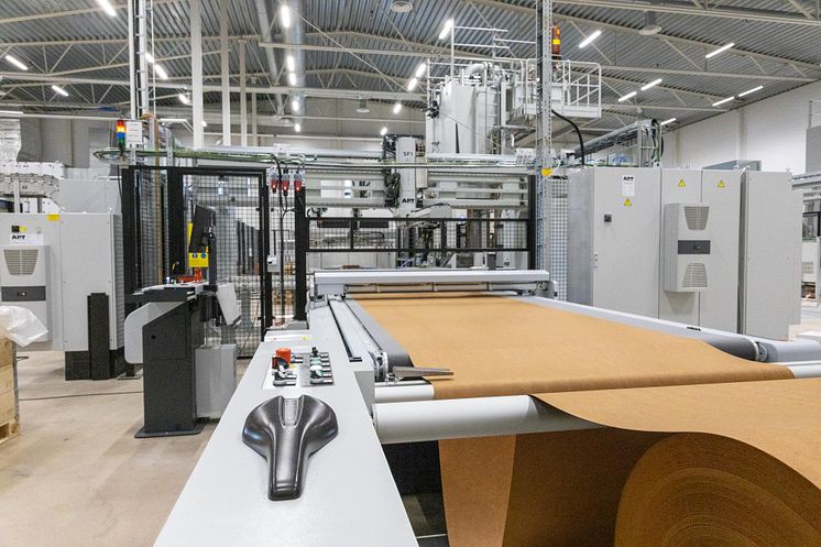 PaperShell Tibro fabrik invändigt