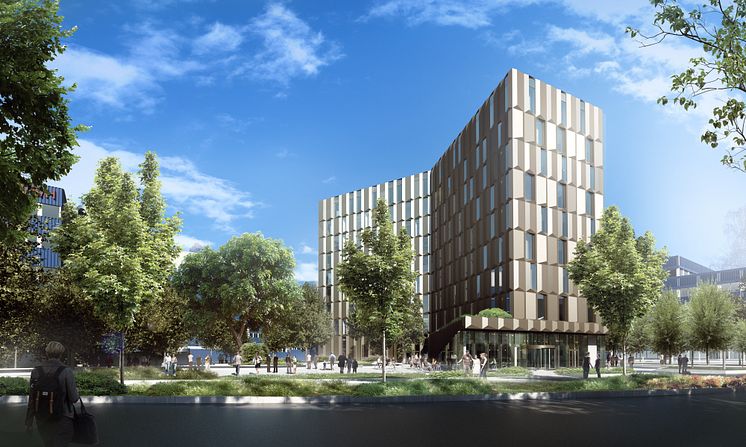 Illustration: 3XN, Grow Hotel, Solna