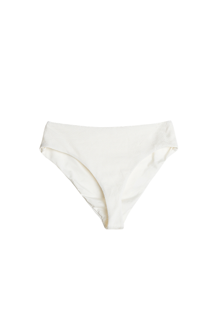 Nina highwaist bikini brief - cloud dancer