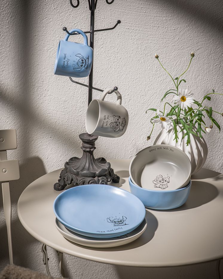 Stitch set Ohana och Stitch & Angel set Happy