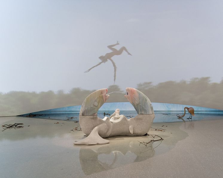 Laure Prouvost. Above Front Tears Oui Float