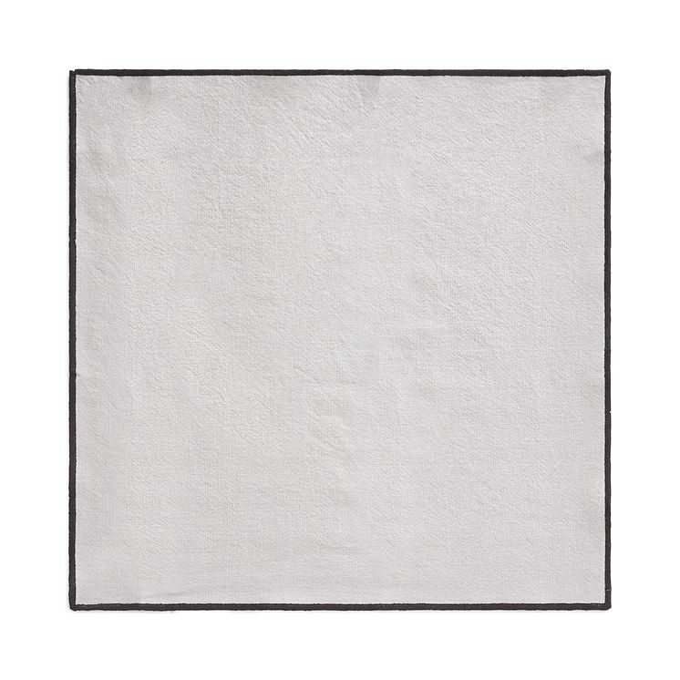 10359_Servett 40x40cm Gråblå Med Svart Kant_2