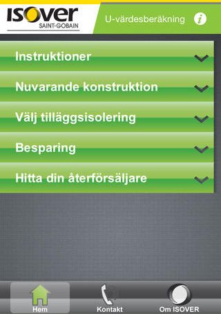 Ny version av vår u-värdesapp!