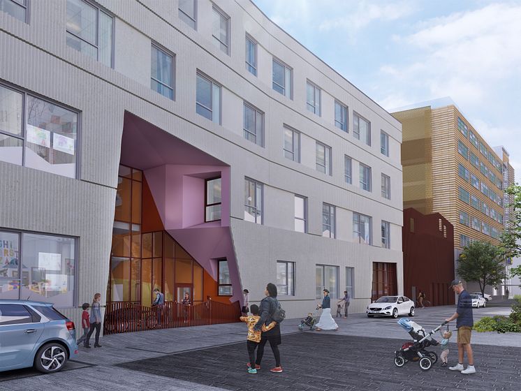 Kvarteret Övertaget Jönköping - förskola, Tengbom