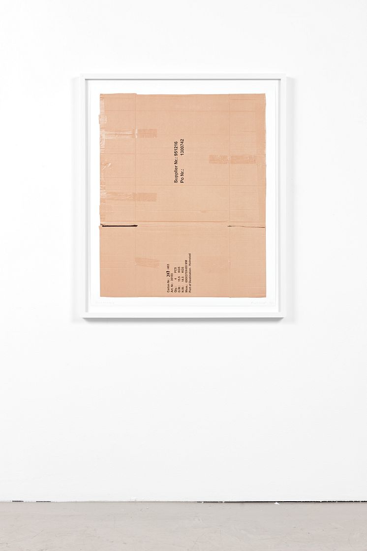 Matias Faldbakke, Flat Box Lithography #03, 2014
