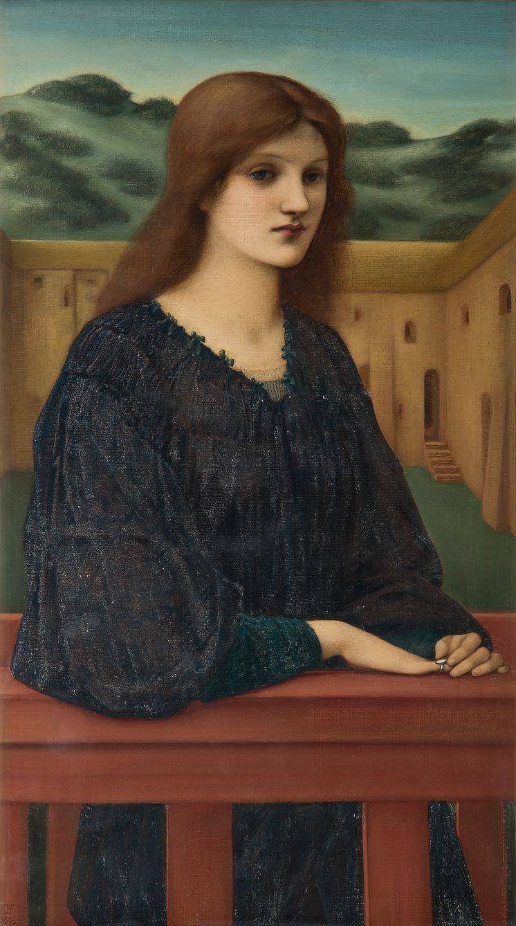 Edward Burne-Jones: Stille aften. Vespertina Quies (1893). Eier: Tate