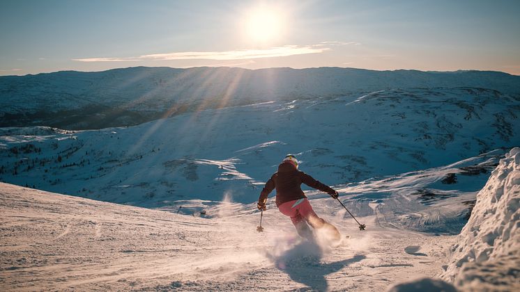 Skiing at Voss Resort