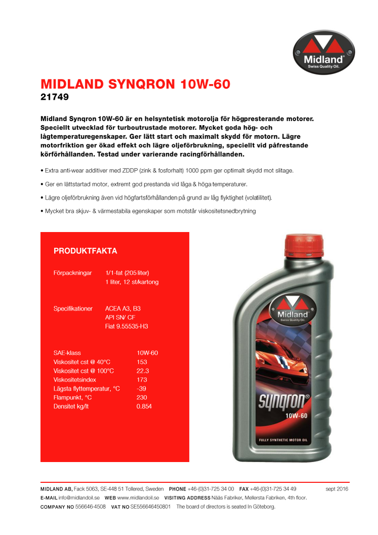 Ny racingolja hettar upp banan för BMW M och Ferrari.