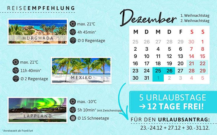 Brückentage Dezember 2024