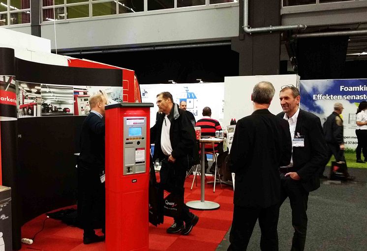 Q-Parks monter på Bostadsrättsmässan i Göteborg 2014