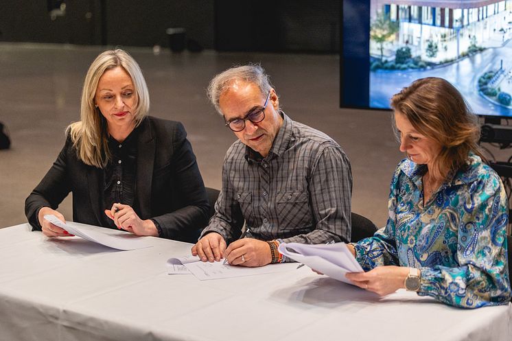 Signering av entepriseavtale 