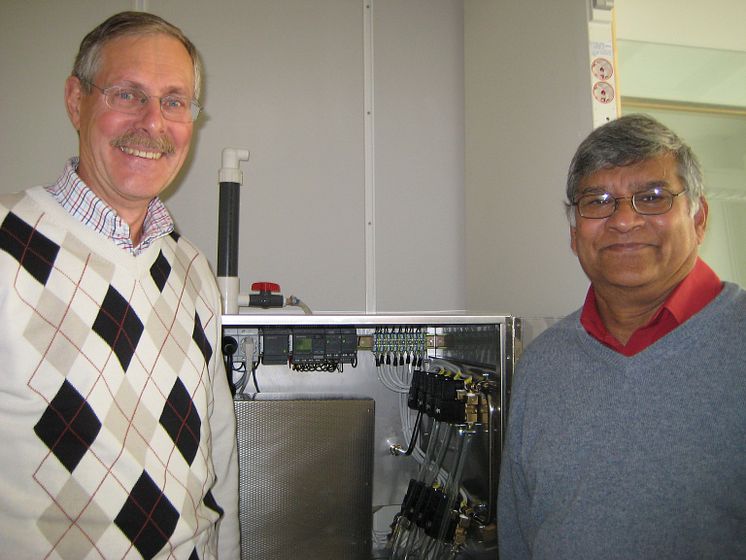 Orwar Eriksson och Sudhir Chowdhury