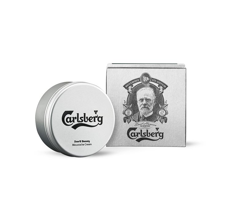 Carlsberg Beerd Beauty Moustache Cream White
