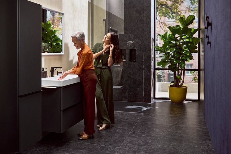 hansgrohe Xelu Q miljø i mat diamantgrå