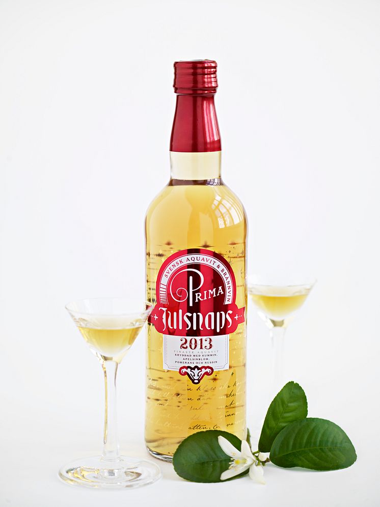 PRIMA Julsnaps 2013 med glas