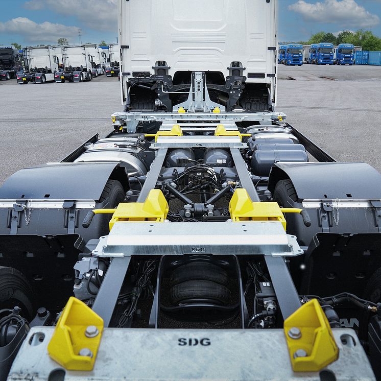 Scania Fahrzeuge mit einem Wechselbrücken-Aufbau sind äußerst vielseitig und lassen sich für eine breite Palette von Transportanforderungen einsetzen. 