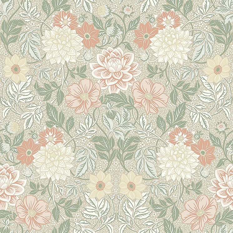 Falsterbo III 7665 Dahlia Garden(53x53cm)straight SR