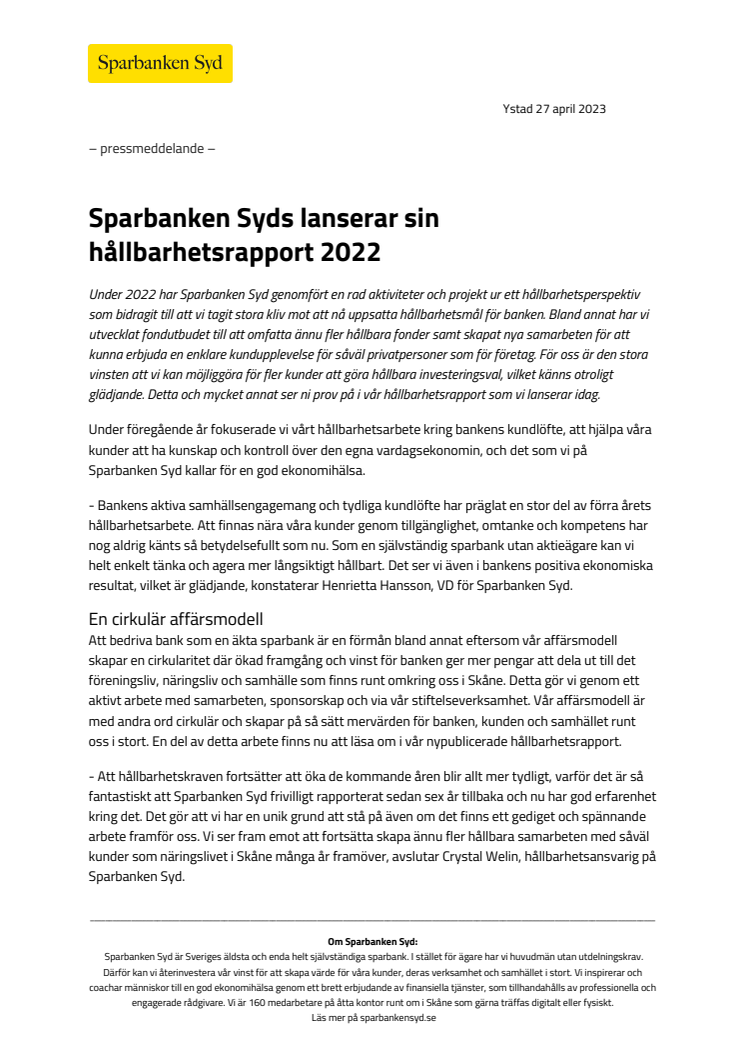 Pressmeddelande_Hållbarhetsrapport_27 april 2023.pdf