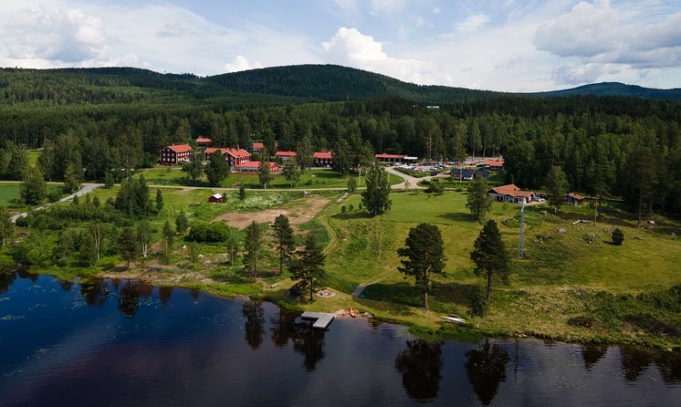 Vy över Camp Järvsö