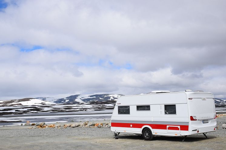 Husvagn på fjället