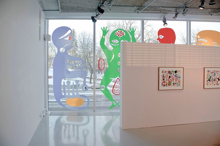 Lisa Jonasson, Människans inre i genomsnitt, installationsvy, 2012/ Lisa Jonasson, Man's Inner in Average, installation view, 2012