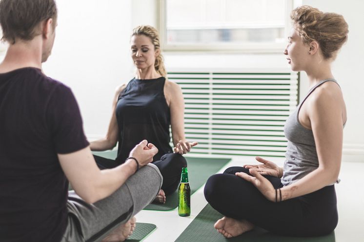 Carlsberg Beer Yoga