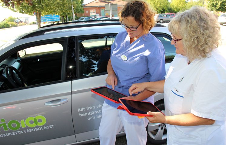 Väddö vårdcentral testar mobil journal