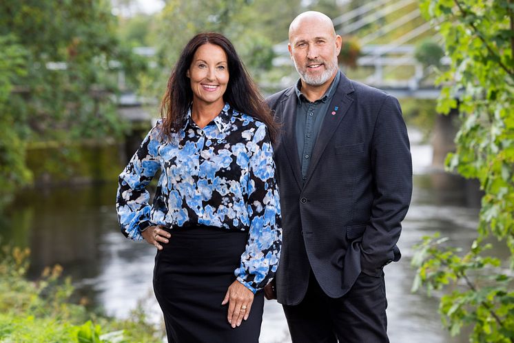 Partilles kommunalråd Marith Hesse (M) och Thorbjörn Carlsson (S)