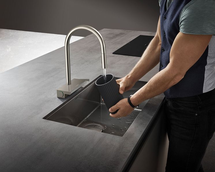 hansgrohe Aquno Select M81 i børstet stål