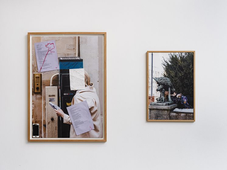 Installationsvy från utställningen Playa! på Bonniers Konsthall
