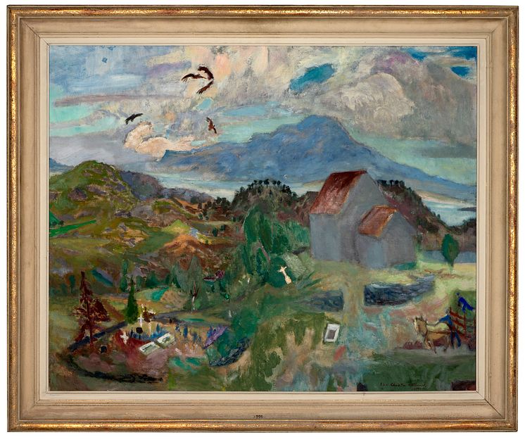 Else Christie Kielland, Kirkegården ved havet, 1947