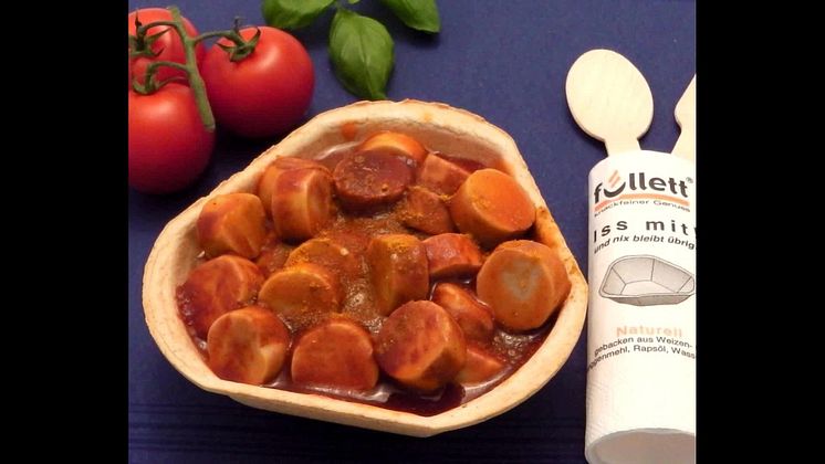 Füllett, bio-vegan gebackene Schalen für den Cateringbedarf