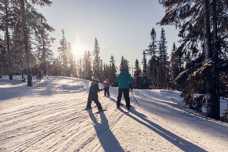 Utförsåkning med hela familjen