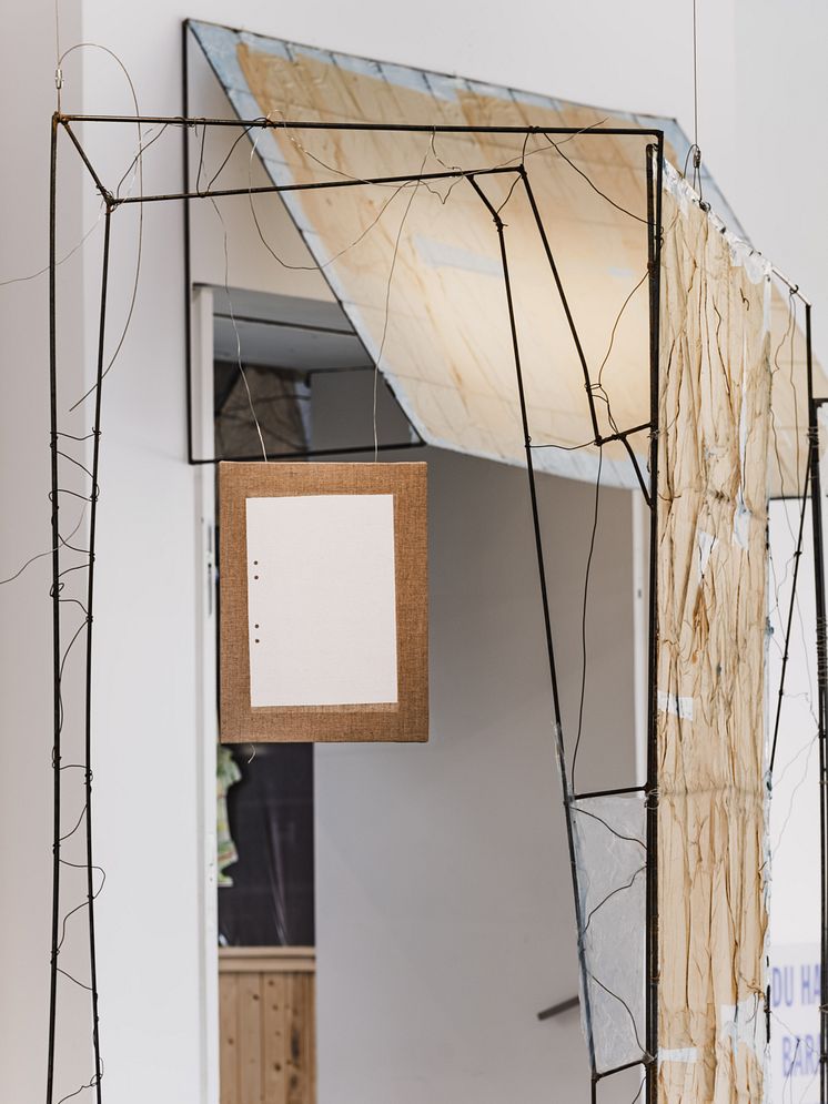 Installationsvy från utställningen Playa! på Bonniers Konsthall