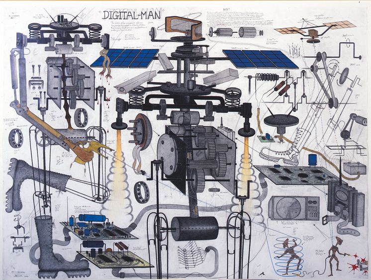 Abu Bakarr Mansaray, Digital Man, 2004 © Maurice Aeschimann
