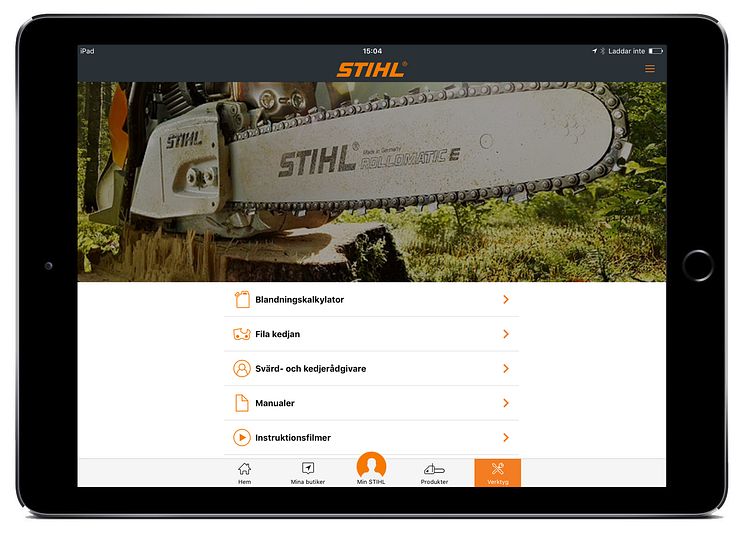 STIHL app till alla mobila enheter!