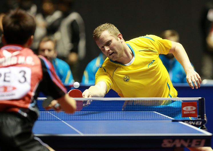 Jens Lundquist mot Chiang Hung-Chieh