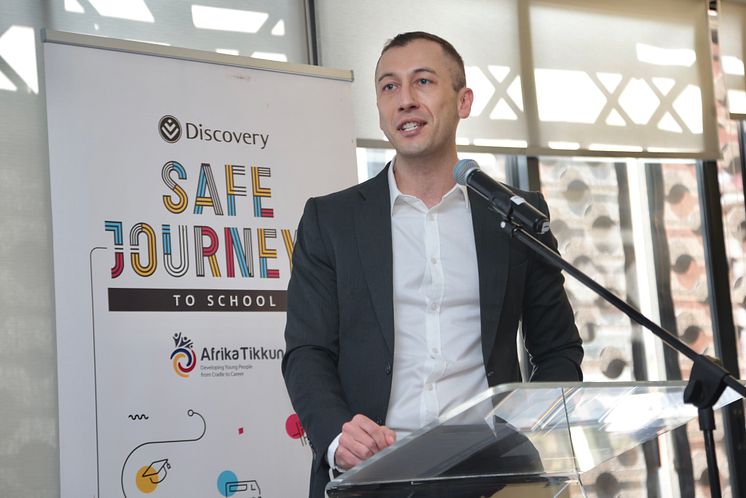 Robert Attwell, Discovery Insure CEO, at DSJTS Gauteng Launch.jpeg