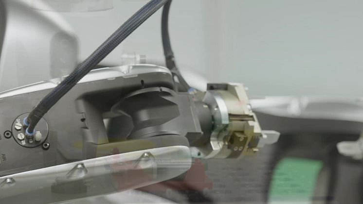 Några av humanoiderna i Science Museums Robots.