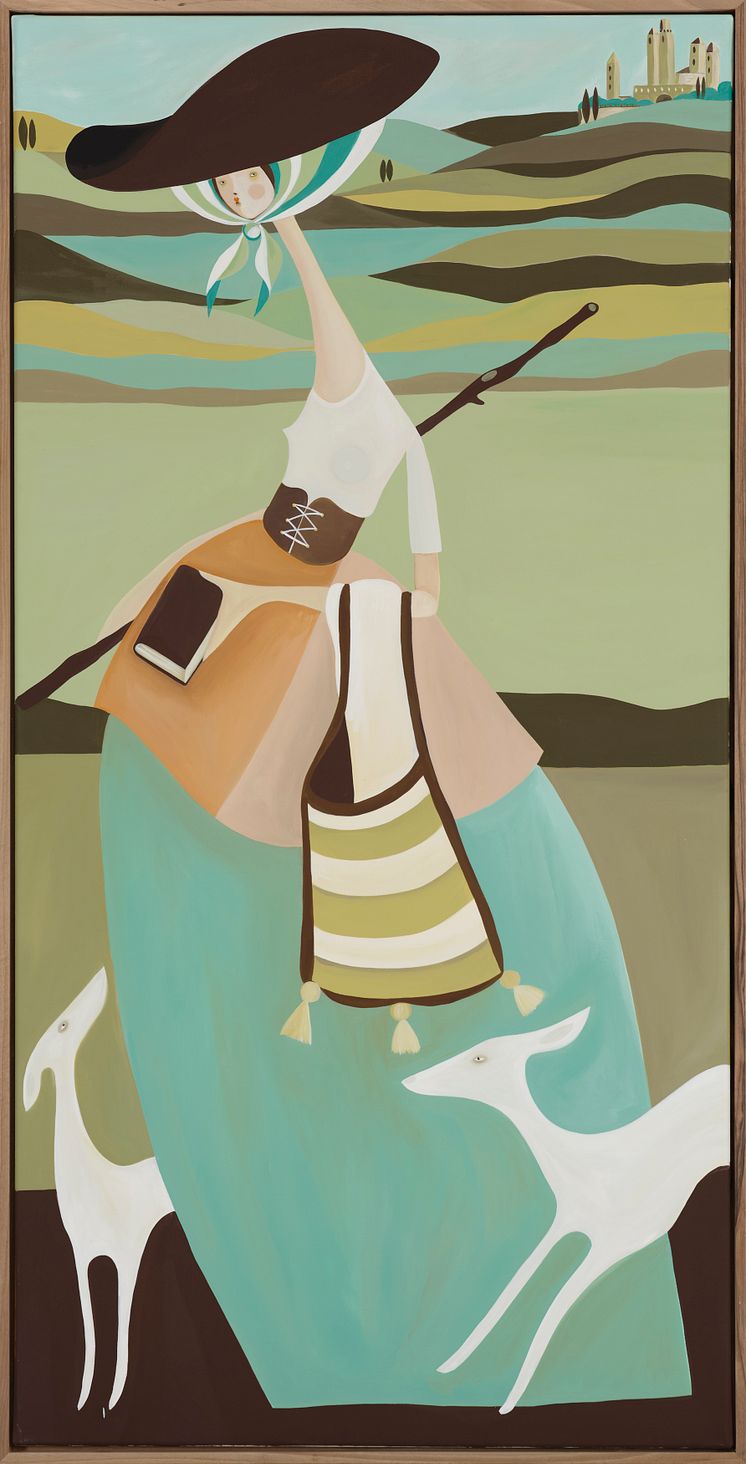 Liselotte_Watkins_La_Gita_2022_Acrylic_on_canvas_150x80_cm