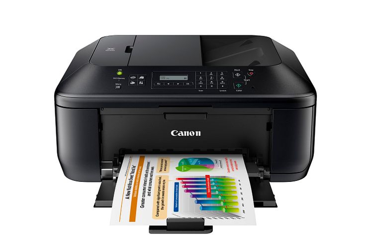 PIXMA MX375 med utskriftsprov