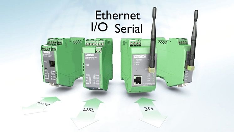 Fjärranslutning med modem och 3G för industriella applikationer