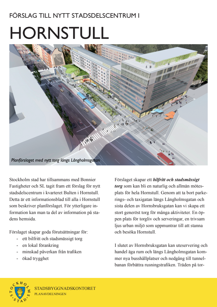 Vision 2013 för Hornstull presenterad
