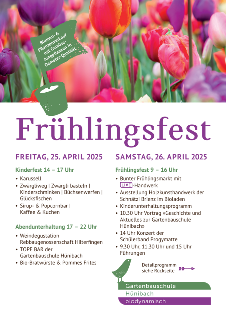 Flyer Fruehlingsfest 2025