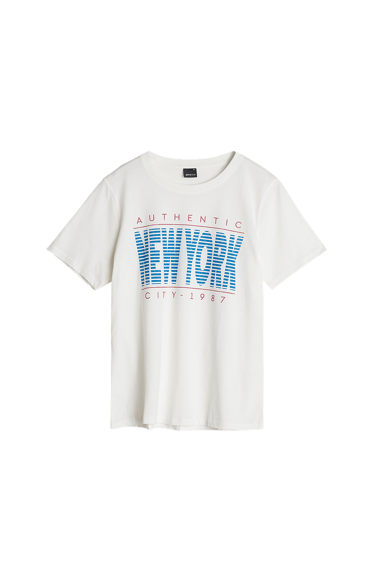 ivory tee - nyc/offwhite