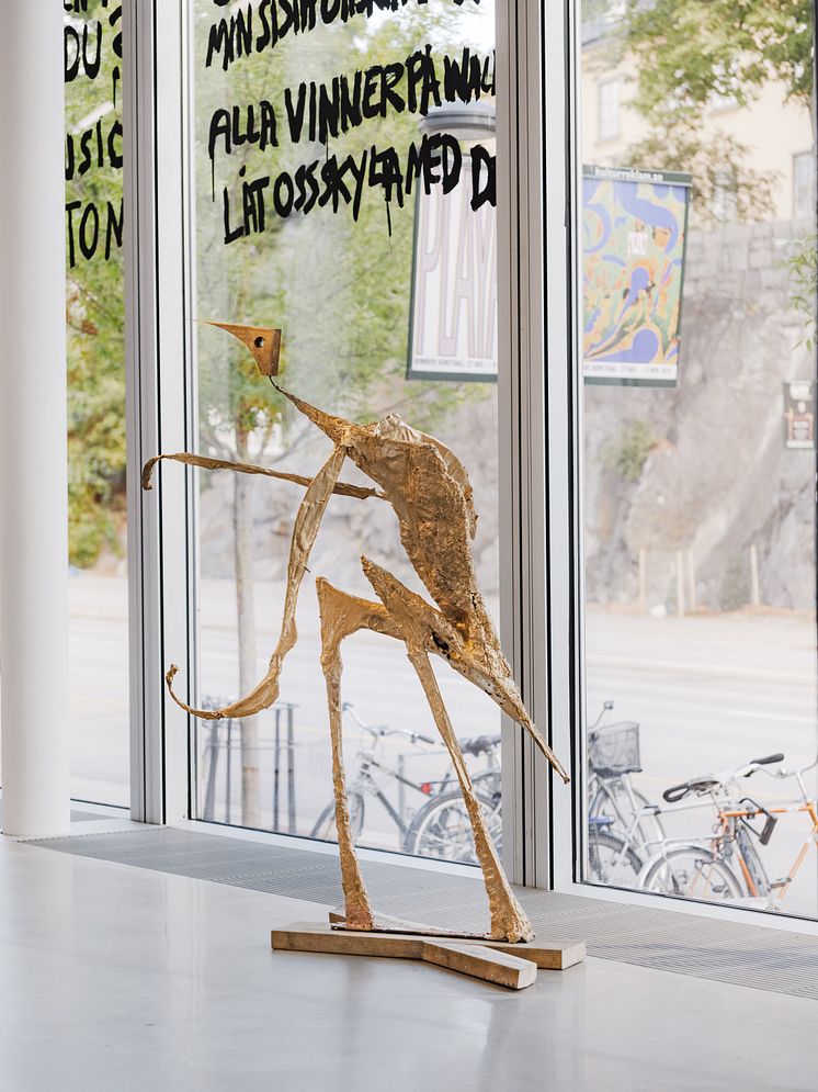 Installationsvy från utställningen Playa! på Bonniers Konsthall