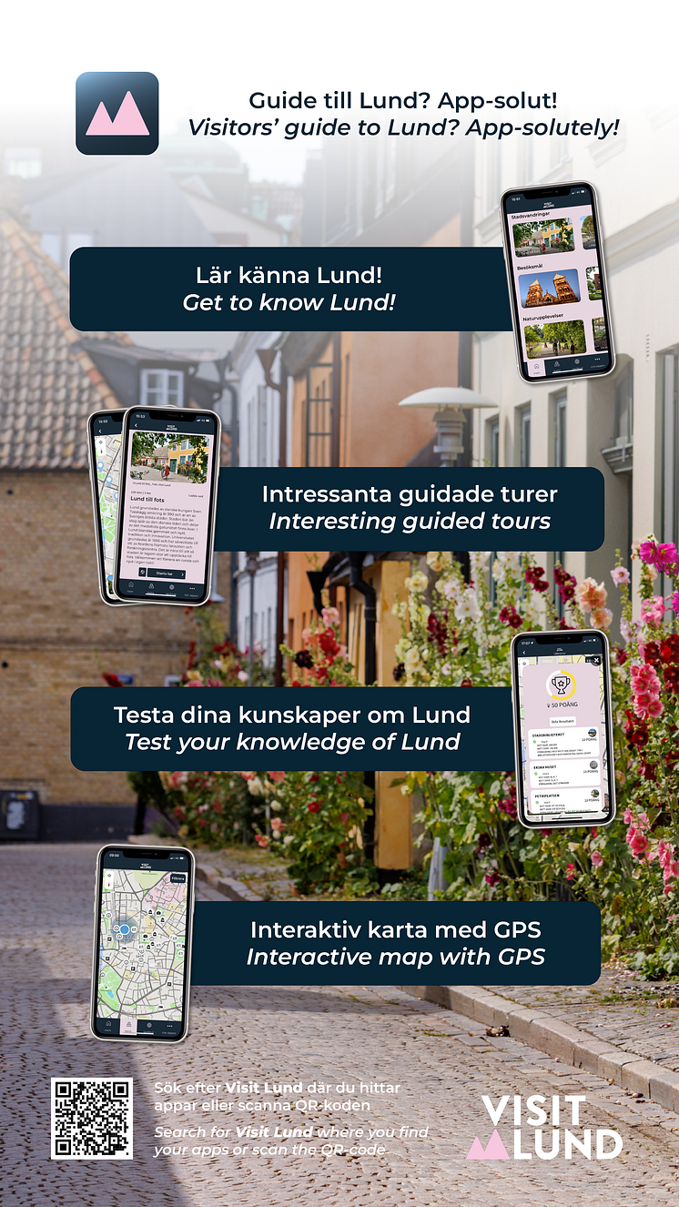 Affisch Visit Lund app