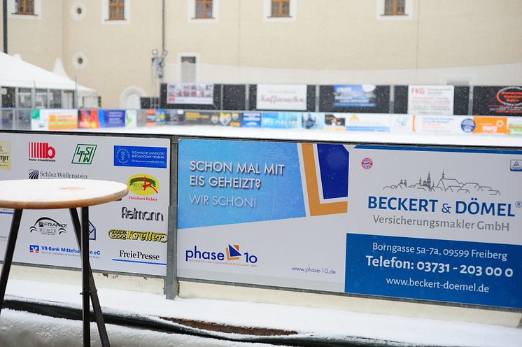 Eisbahn im Schloss