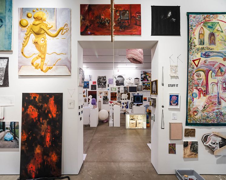 Stuff It, installationsvy, Bonniers Konsthall, 2023